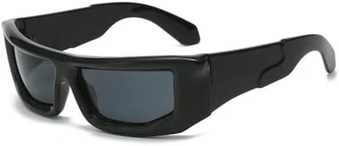 

Панк-очки 2026 для женщин и мужчин, ретро-солнцезащитные очки для леди, винтажные, в стиле стимпанк, спортивные очки, солнцезащитные очки UV400 MTZJH, C1 Black Gray