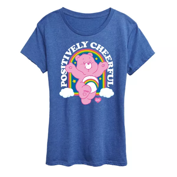 

Женская футболка Care Bears с жизнерадостным принтом Licensed Character, синий