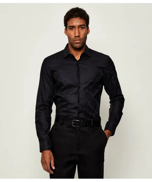 

Рубашка Кенно Slim fit Hugo, черный