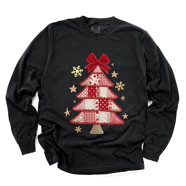 

Футболка с длинным рукавом Christmas tree красная в стиле пэчворк Simply Sage Market, Black, Красный, Футболка с длинным рукавом Christmas tree красная в стиле пэчворк Simply Sage Market, Black