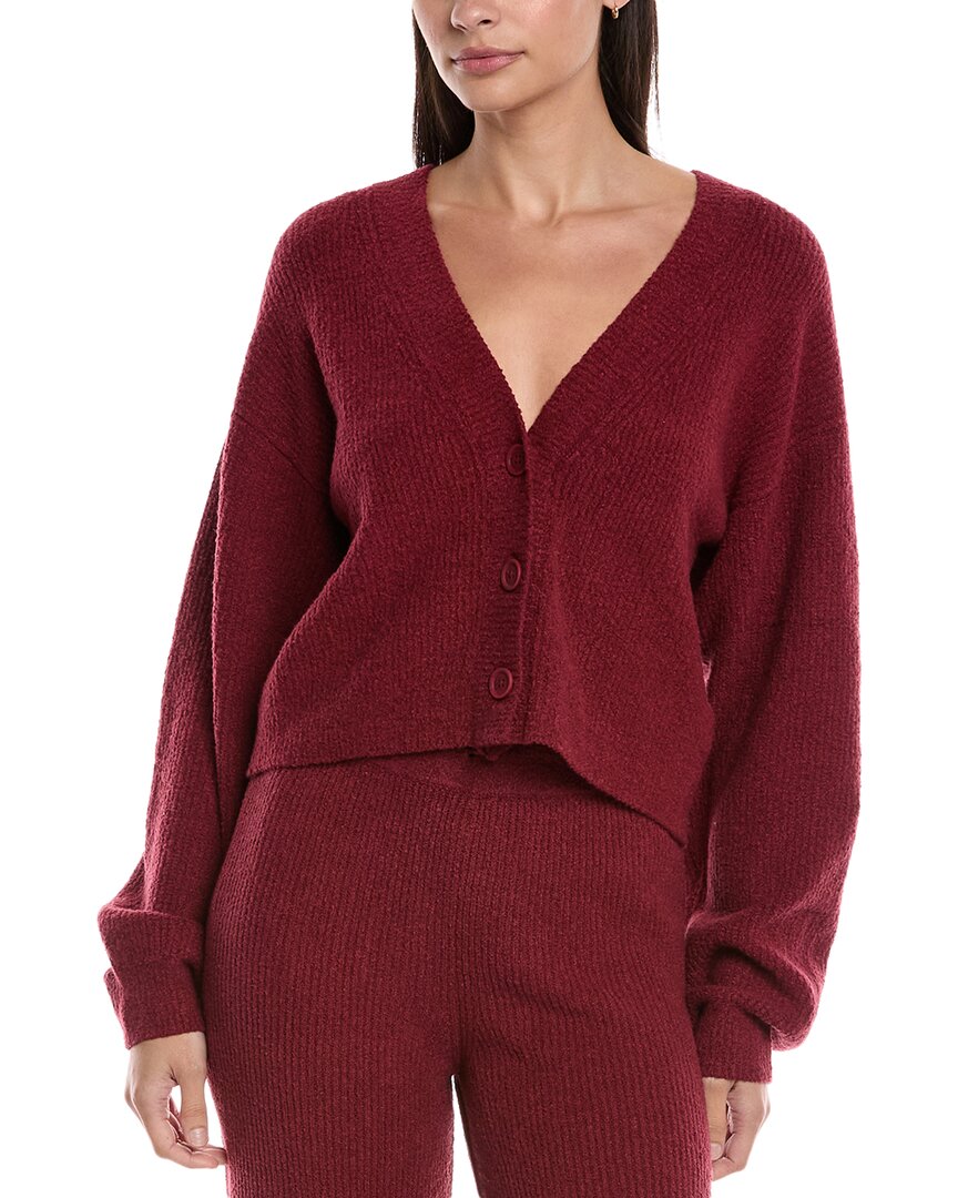 

Nation LTD Bo Кардиган с рукавами-фонариками, красный