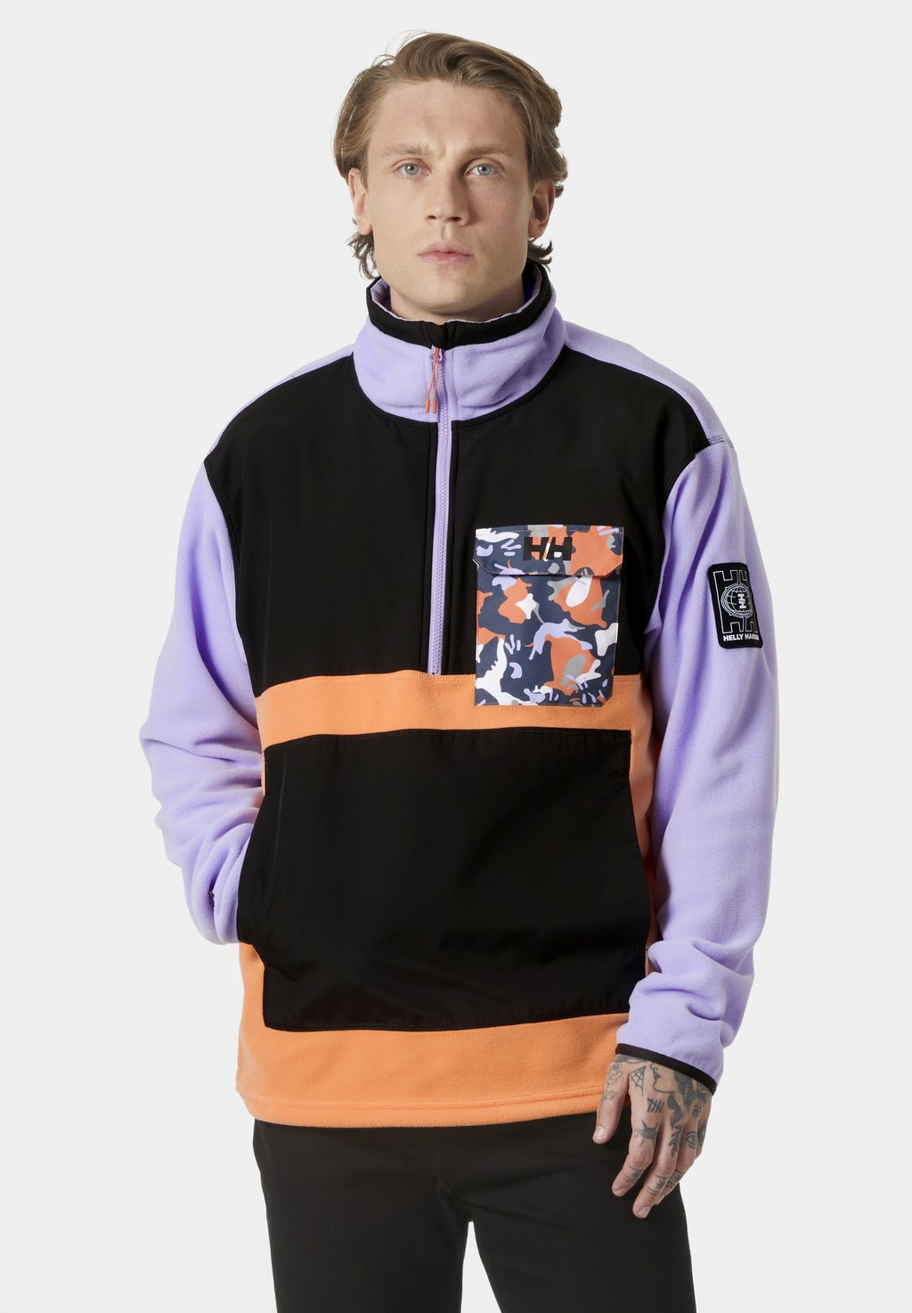 

Флисовый джемпер UNISEX PLAY HALF ZIP ANORAK Helly Hansen, сиреневый