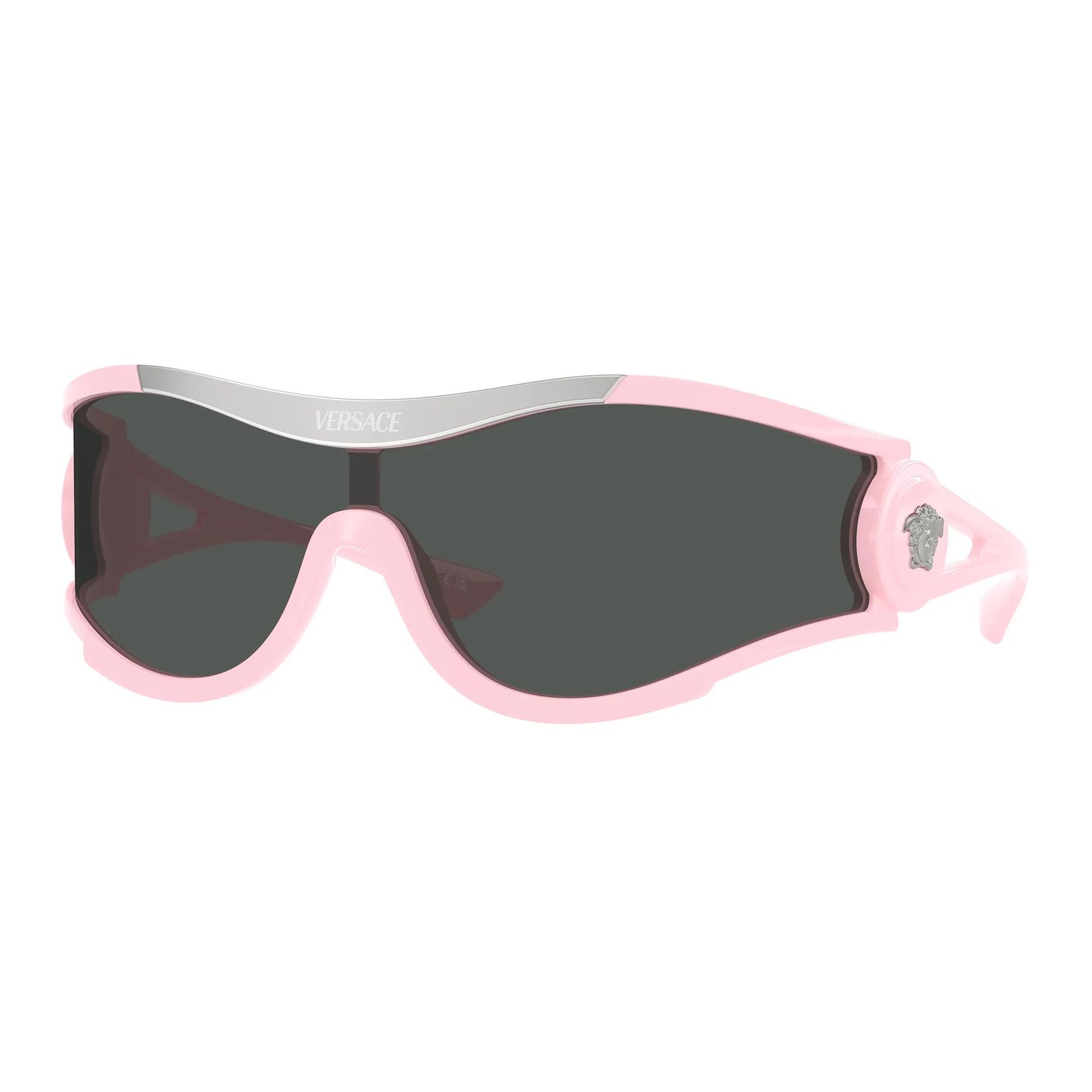

VERSACE Ацетатные очки нестандартной формы унисекс pink