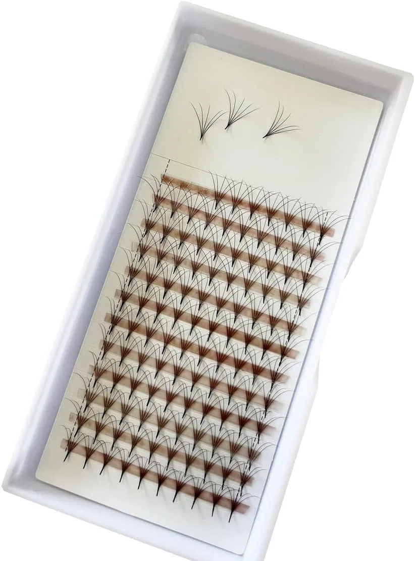 Ресницы 5D Volume Dark Brown ME.LASH 10 коробок 0.07 мм 11 мм+12 мм — фото 3