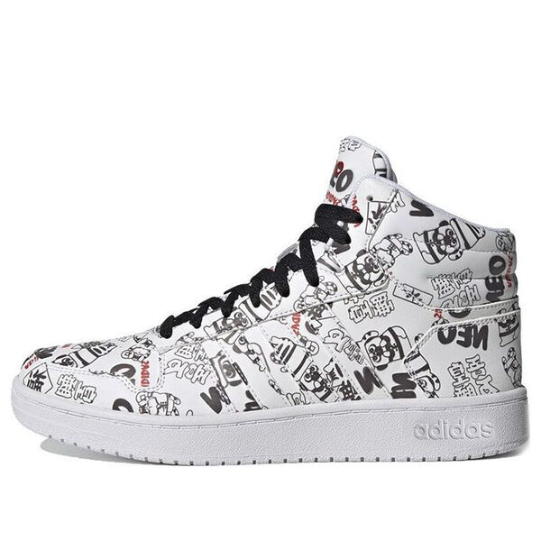 

Кроссовки neo hoops 2.0 средние Adidas, белый