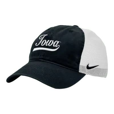 

Бейсболка Nike Iowa Heritage86 College Trucker Hat, черный