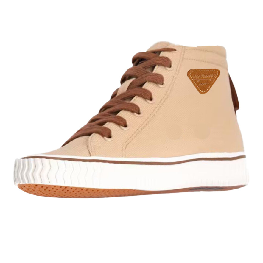 

Кроссовки DECATHLON Skateboarding Shoes Unisex Mid-top Brown, коричневый
