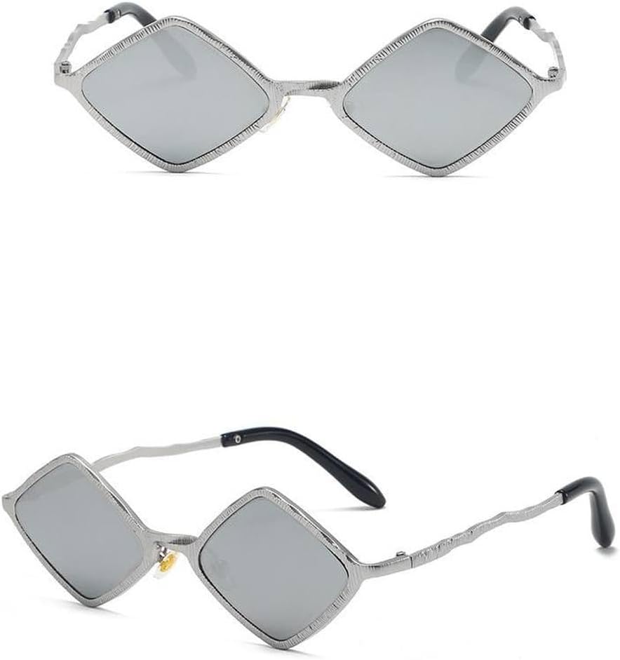 

Солнцезащитные очки для женщин с защитой от УФ-излучения, персонализированные, в маленькой оправе, модные, в стиле ретро, ​​для вечеринок, забавные, UV400, SUN3133 Generic, Silver Gary