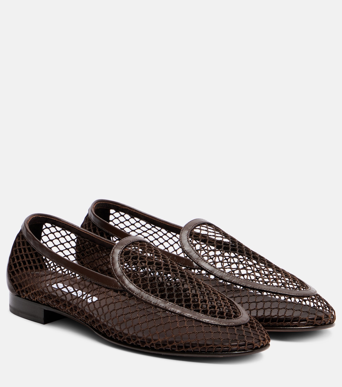 Мокасины Saint Germain с кожаной отделкой Aquazzura, Cacao