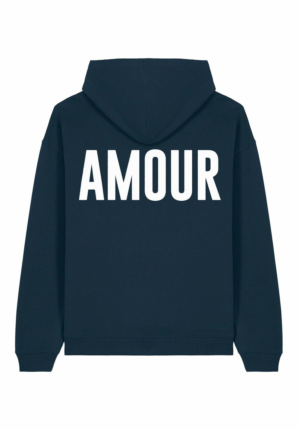 

Толстовка AMOUR TEXT BACK EMBROIDERY UNISEX - Hoodie Mira Paris, металлик синий