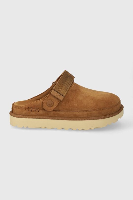Замшевые тапочки Goldenstar Clog Ugg, коричневый