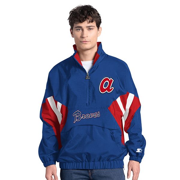 

Мужской половинный пуловер Cooperstown Chief Atlanta Braves Starter