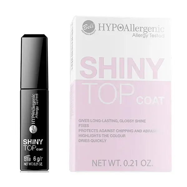 

Глянцевая финишная эмаль Shiny Top Coat Bell Hypoallergenic, 1 UD