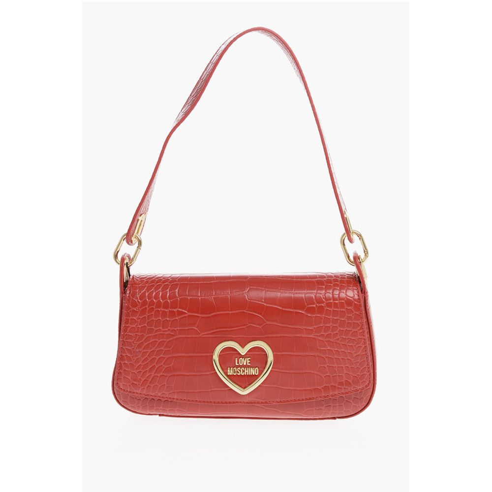 

Сумка через плечо LOVE из искусственной кожи с эффектом крокодила Moschino, Red
