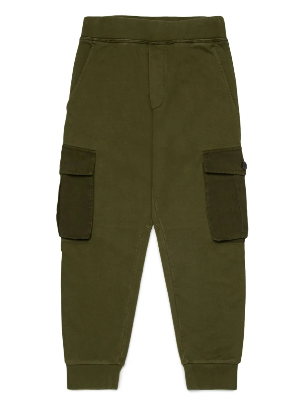 

DSQUARED2 KIDS флисовые брюки-карго, зеленый