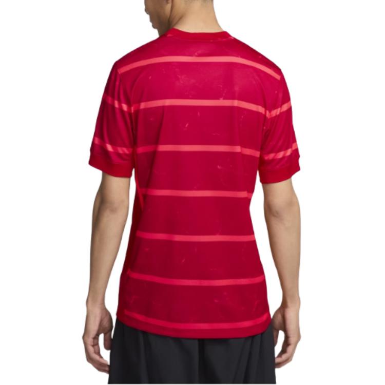 Nike Футболка Dri-Fit Soccer Jerseys Men's Gym Red/Laser Red/White — фото 4