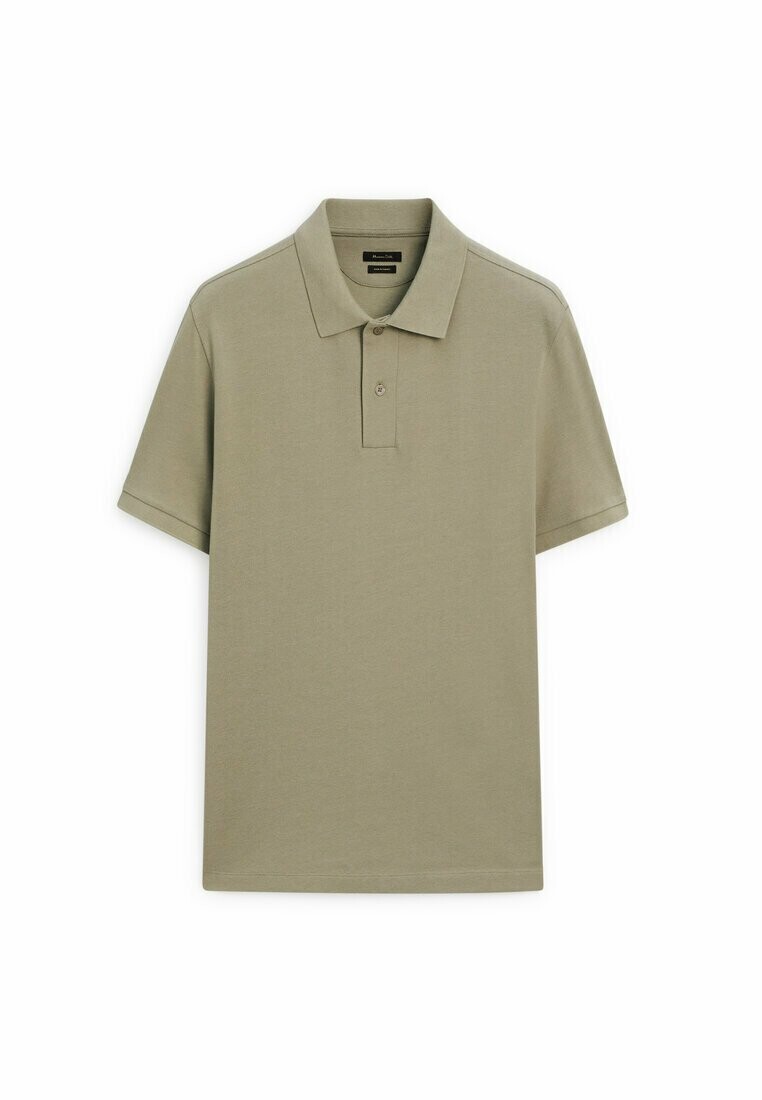 

Рубашка поло MICROTEXTURED Massimo Dutti, темно-зеленый