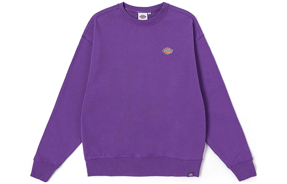 

Dickies Толстовка унисекс, темно-фиолетовый цвет, круглый вырез, средний размер, стандартный размер
