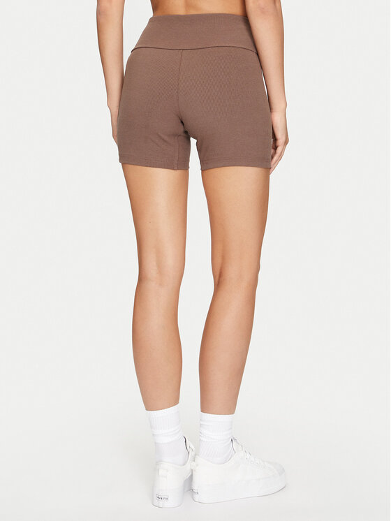 Спортивные шорты slim fit Lounge IY6742 Adidas, коричневый — фото 3