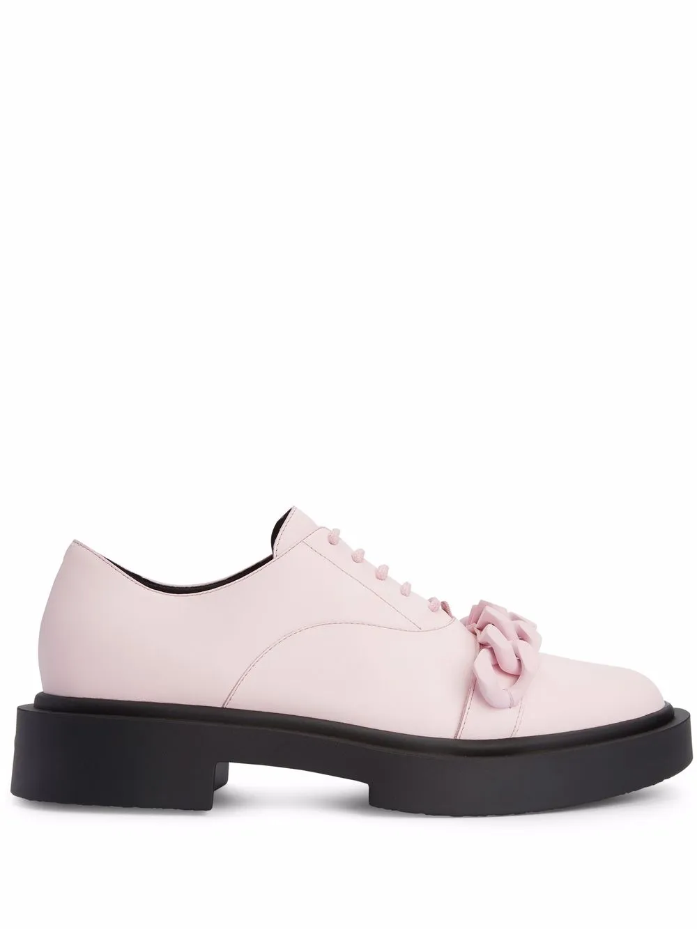 

Туфли Adrik с цепочным декором Giuseppe Zanotti, розовый