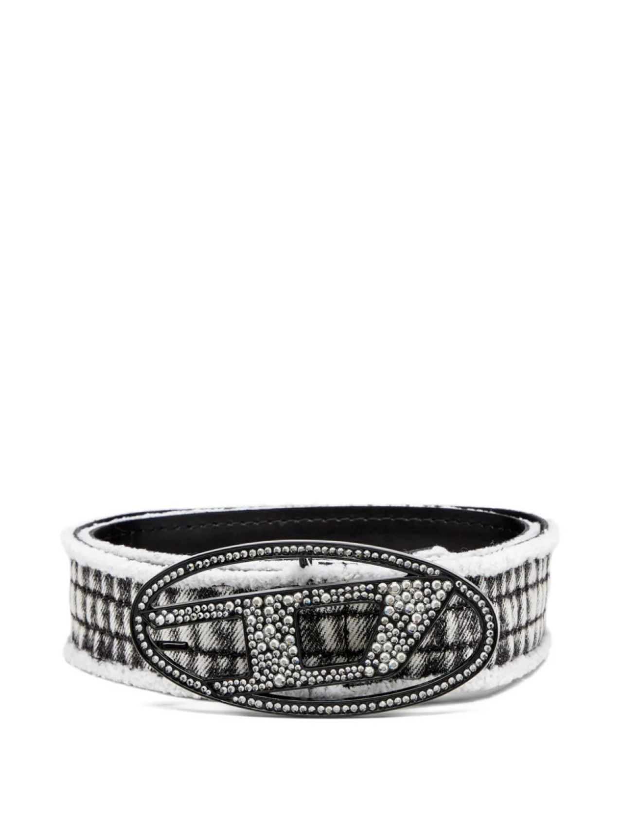 

Ремень, украшенный стразами Diesel, черный