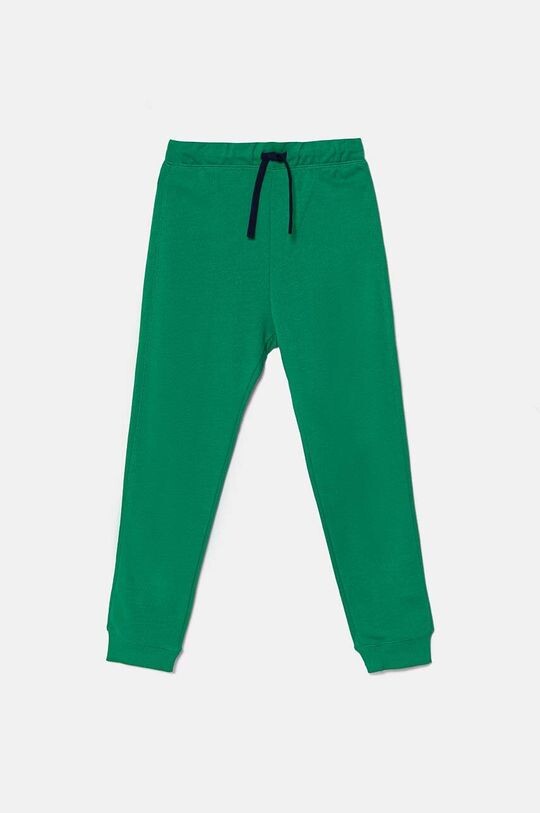 

Детские хлопковые брюки United Colors of Benetton, зеленый