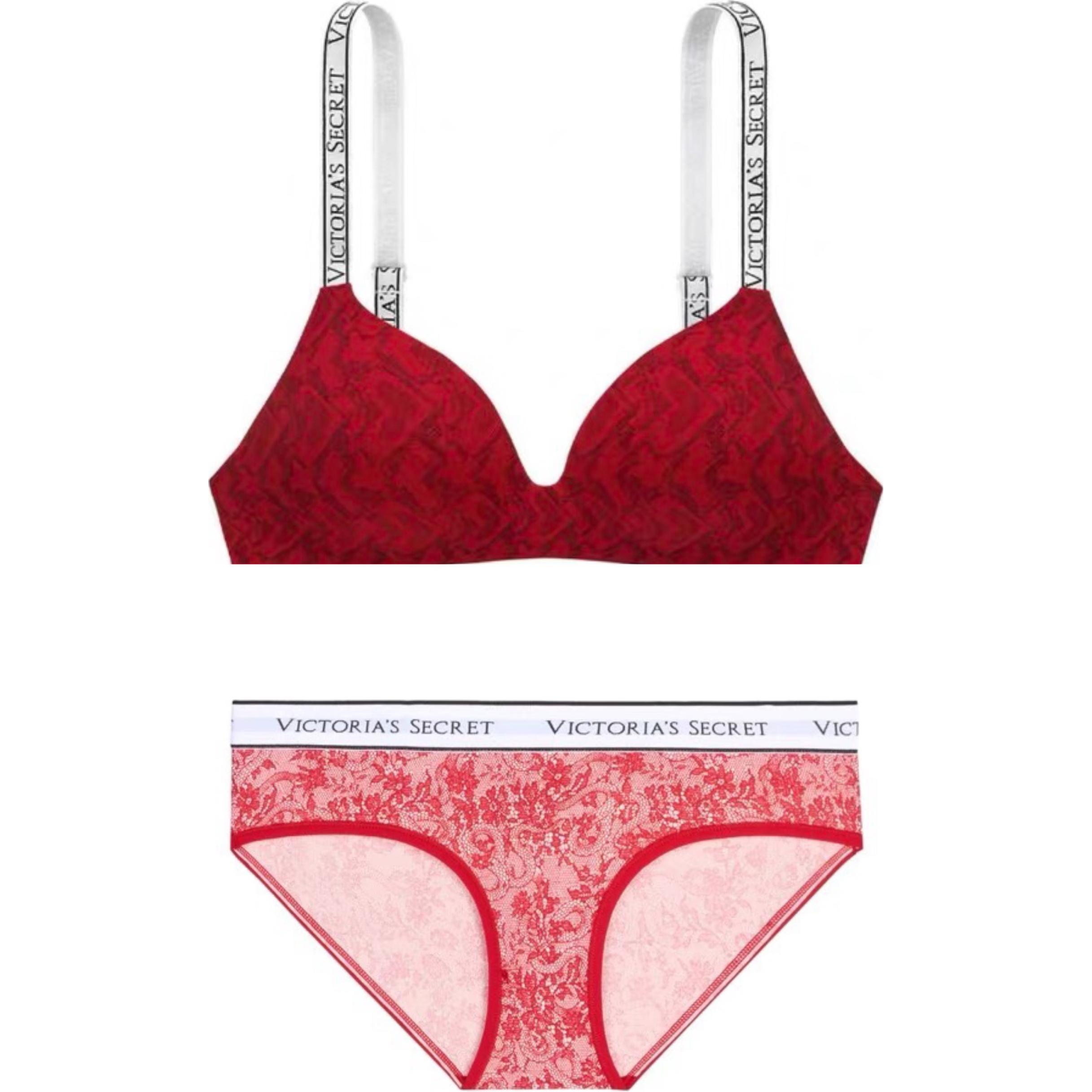 

Victoria's Secret Женский комплект нижнего белья красный