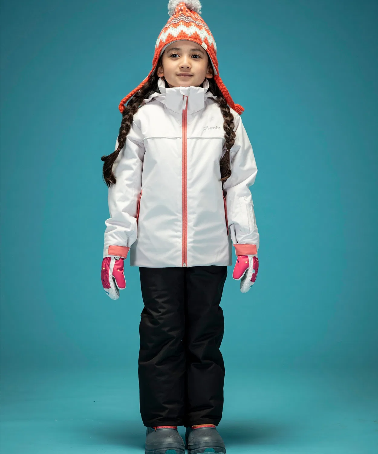 Детский костюм для горных лыж Twinkle Junior Two-piece phenix, набор куртка+брюки, ライトピンク