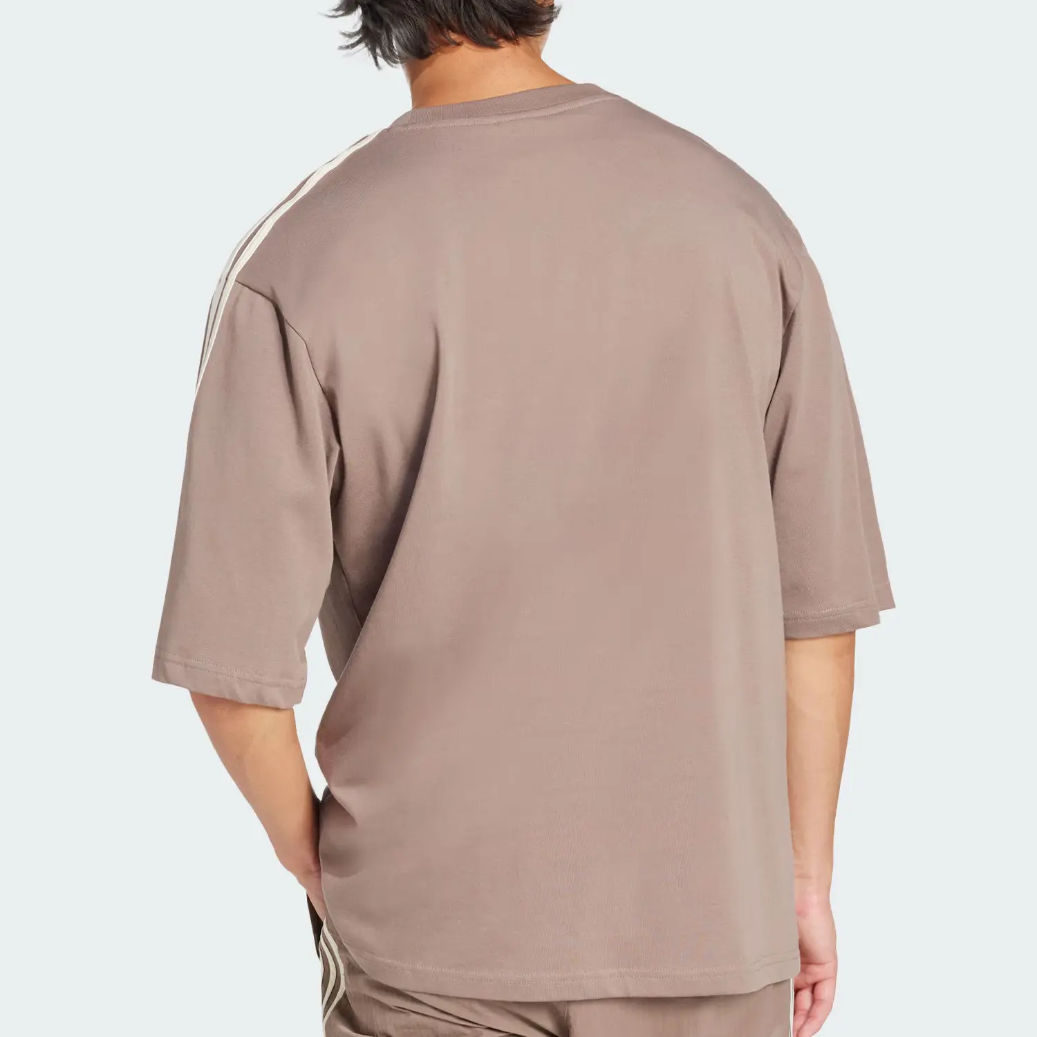 Adidas Originals Adicolor Oversized Футболка Men's Trace Brown — фото 4
