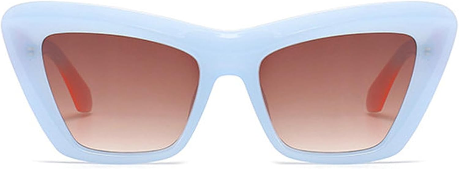 

Солнцезащитные очки Willochra «Кошачий глаз» для женщин, модные винтажные квадратные очки большого размера, классические мужские очки для вождения с защитой от УФ-излучения, White