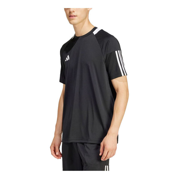 

Футболка sereno aeroready 3 stripes футболка азиатские размеры Adidas, черный