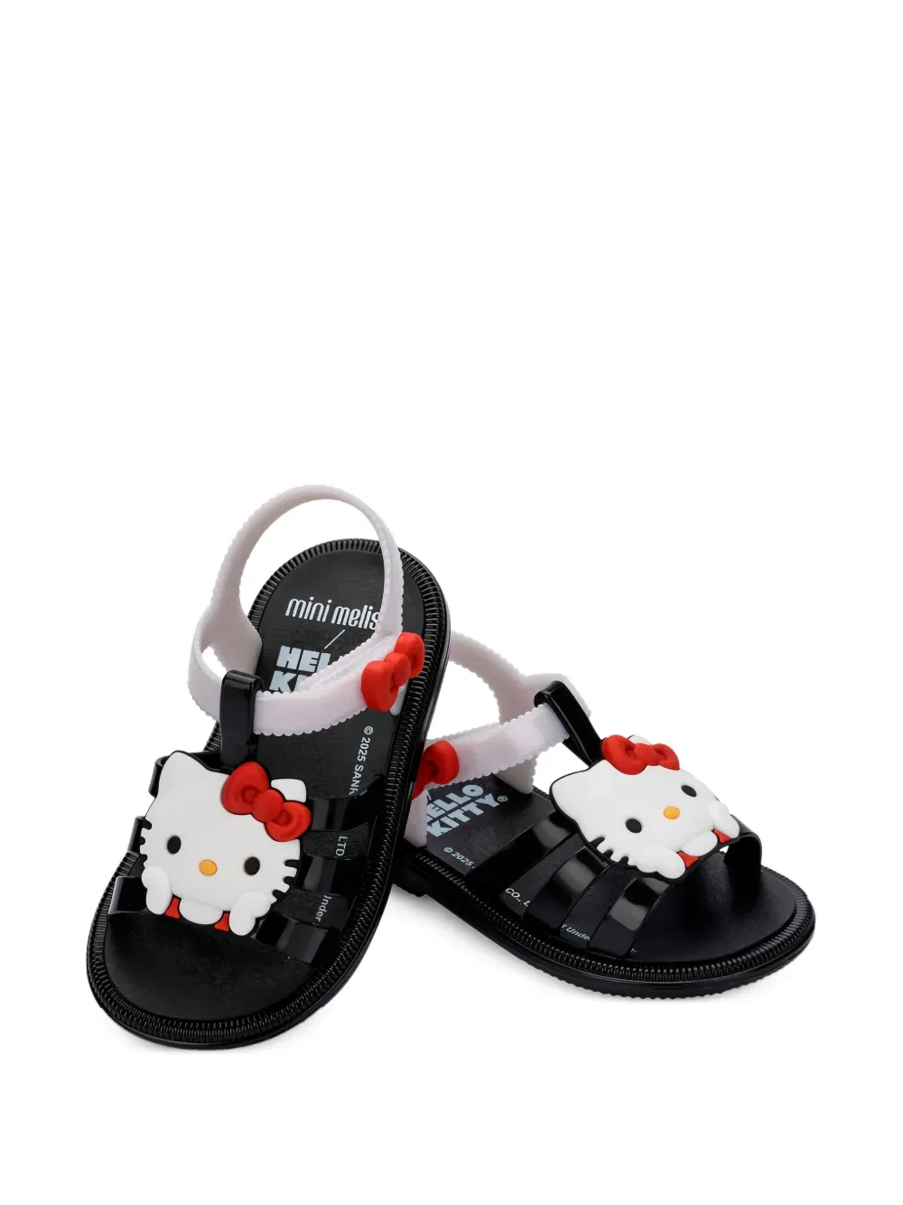 Босоножки Hip из коллаборации с Hello Kitty Mini Melissa, черный — фото 2