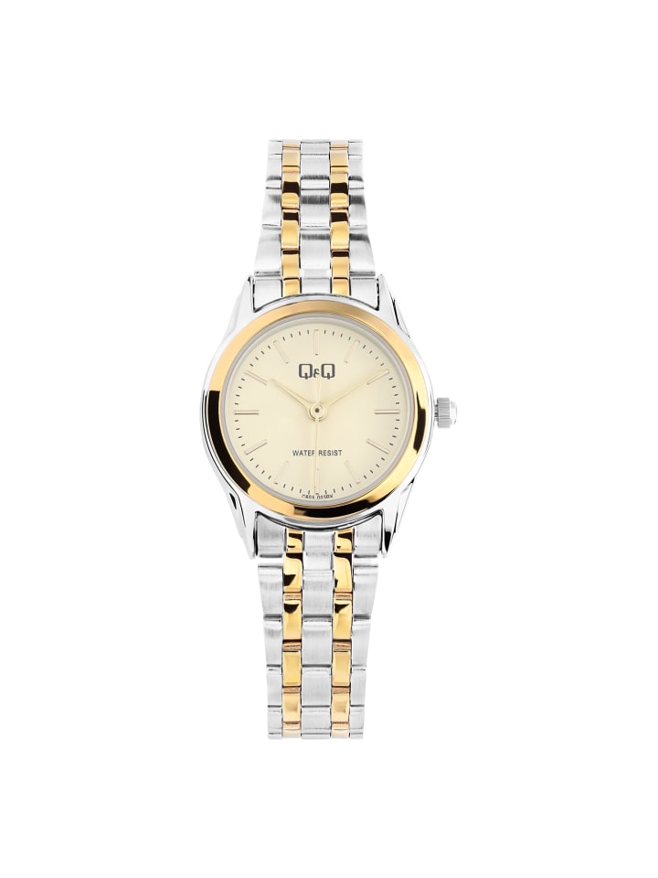 

Lucardi Стальные кварцевые часы Q & Q Gold