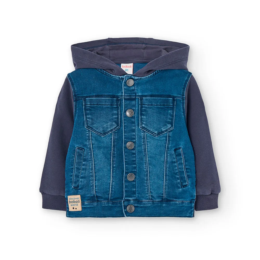 

Куртка Boboli Denim Combined, синий