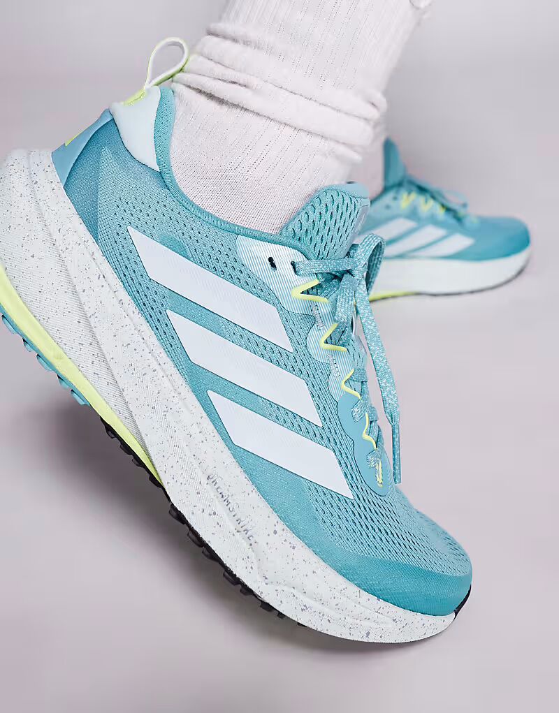 Кроссовки Adidas Running Supernova Rise ATR в бирюзовом и желтом цветах Adidas Performance — фото 3