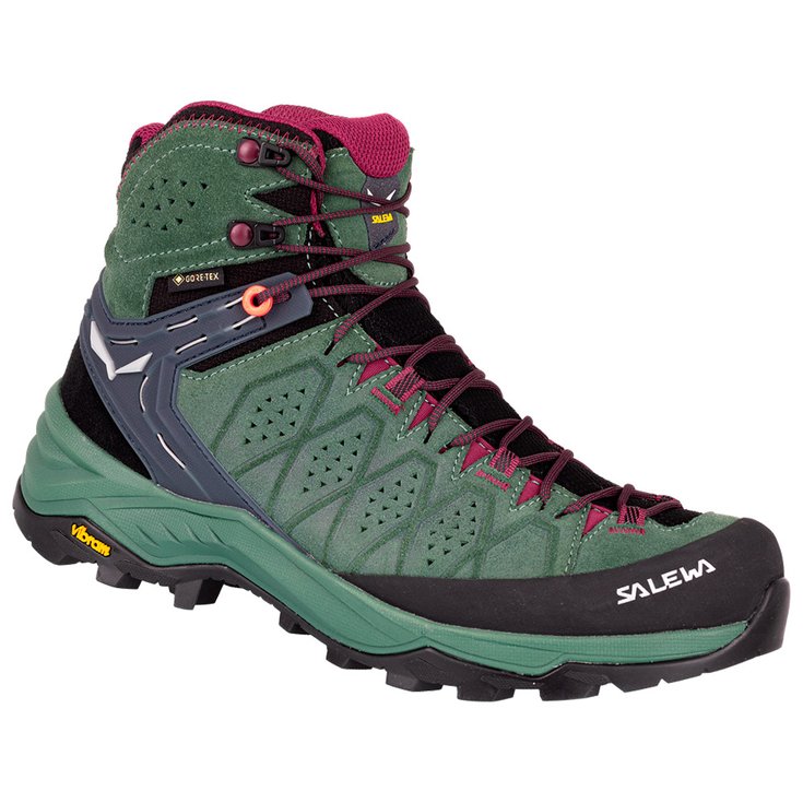 

Ботинки для походов Alp Trainer 2 Mid GTX Wmn Duck Green Rhododendon - 4 Salewa
