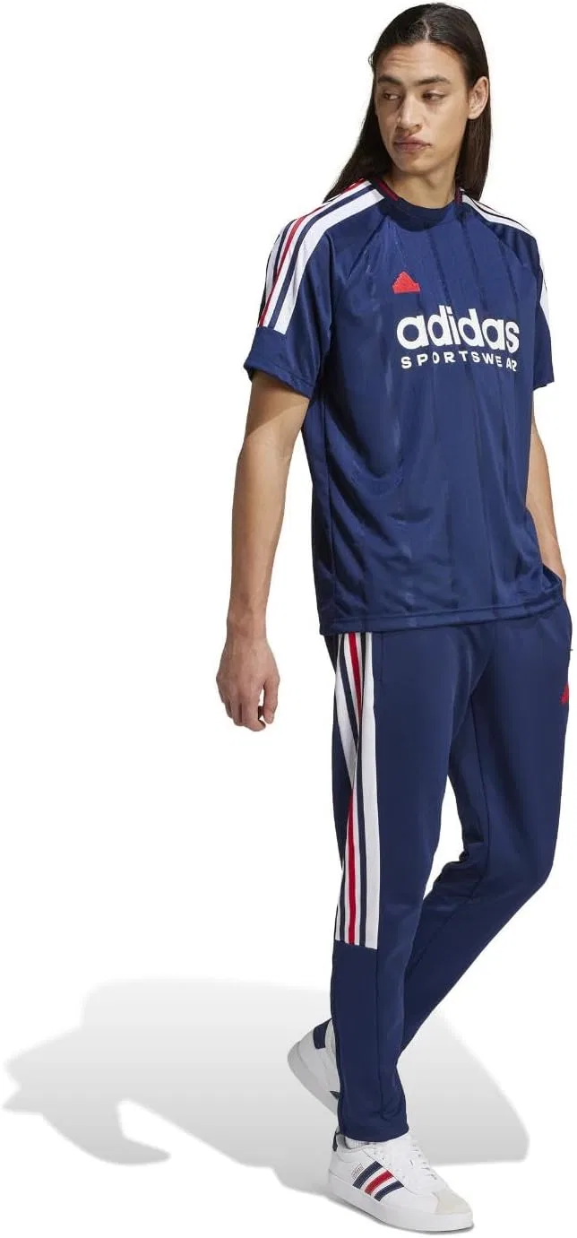 Футболка Adidas Men's House of Tiro Nations Pack, сине-белый — фото 4