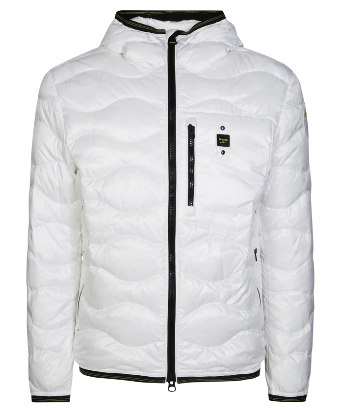 

Куртка с капюшоном в виде волны Blauer, белый