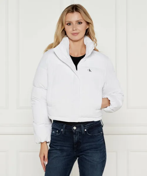 

Куртка Cropped fit Calvin Klein Jeans, белый