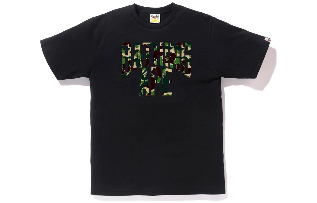 Футболка Bape Abc Camo Nyc Logo A BATHING APE, белый красный — фото 3