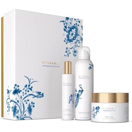 

Подарочный набор RITUALS Amsterdam Collection Japanese Yuzu and Tulips Shower Foam, Body Cream and Body Mist
