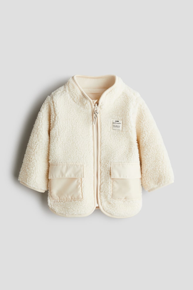 

Куртка из плюшевого флиса H&M, бежевый
