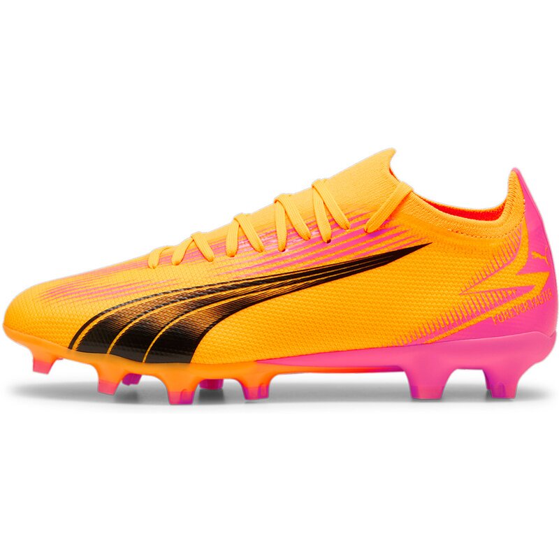 Футбольные бутсы Ultra Match FG/AG Puma, цвет sun stream-puma black-sunset g — фото 4
