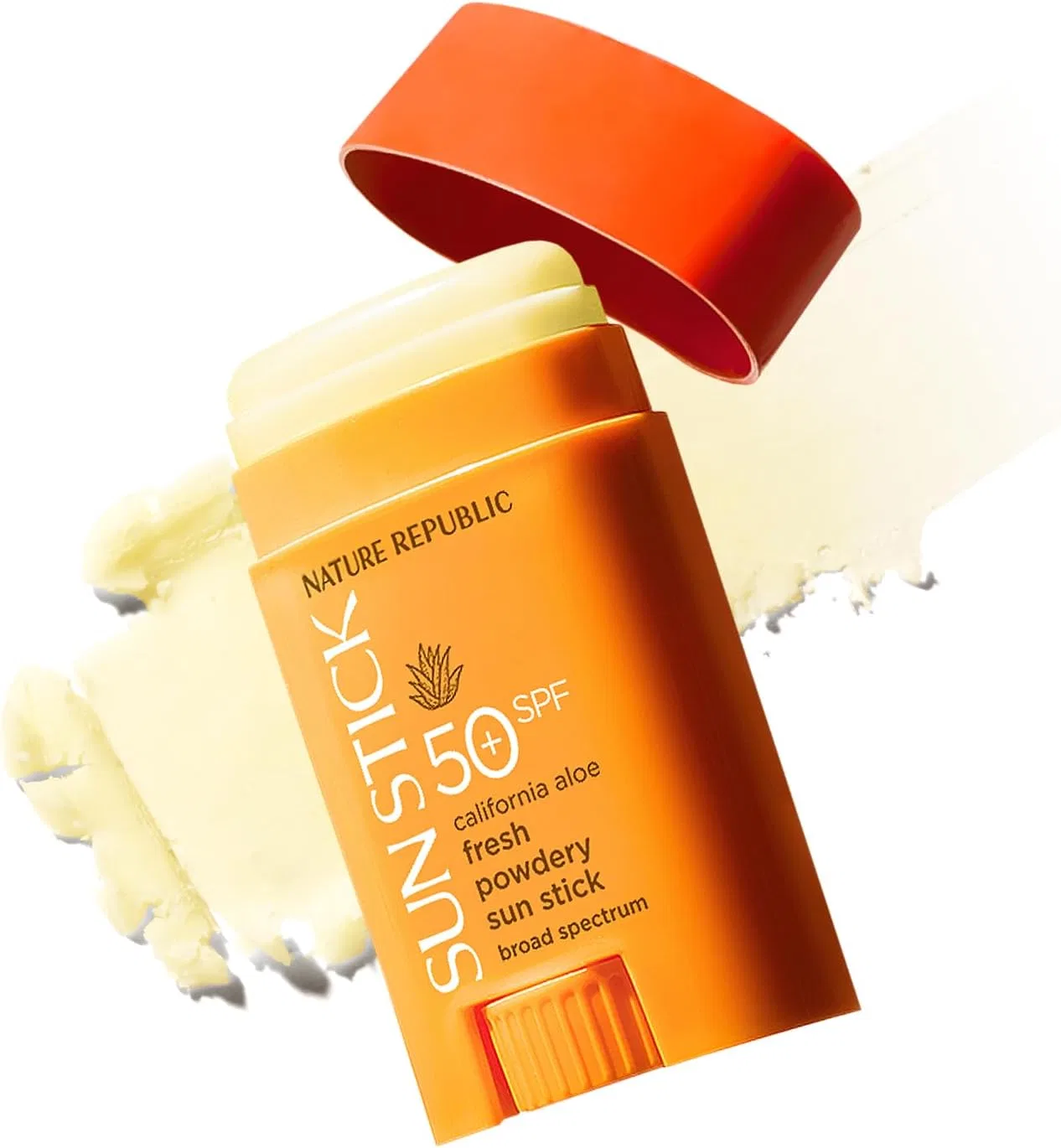 Солнцезащитный стик для тела Nature Republic California Aloe Fresh Powdery Sun Stick SPF50+