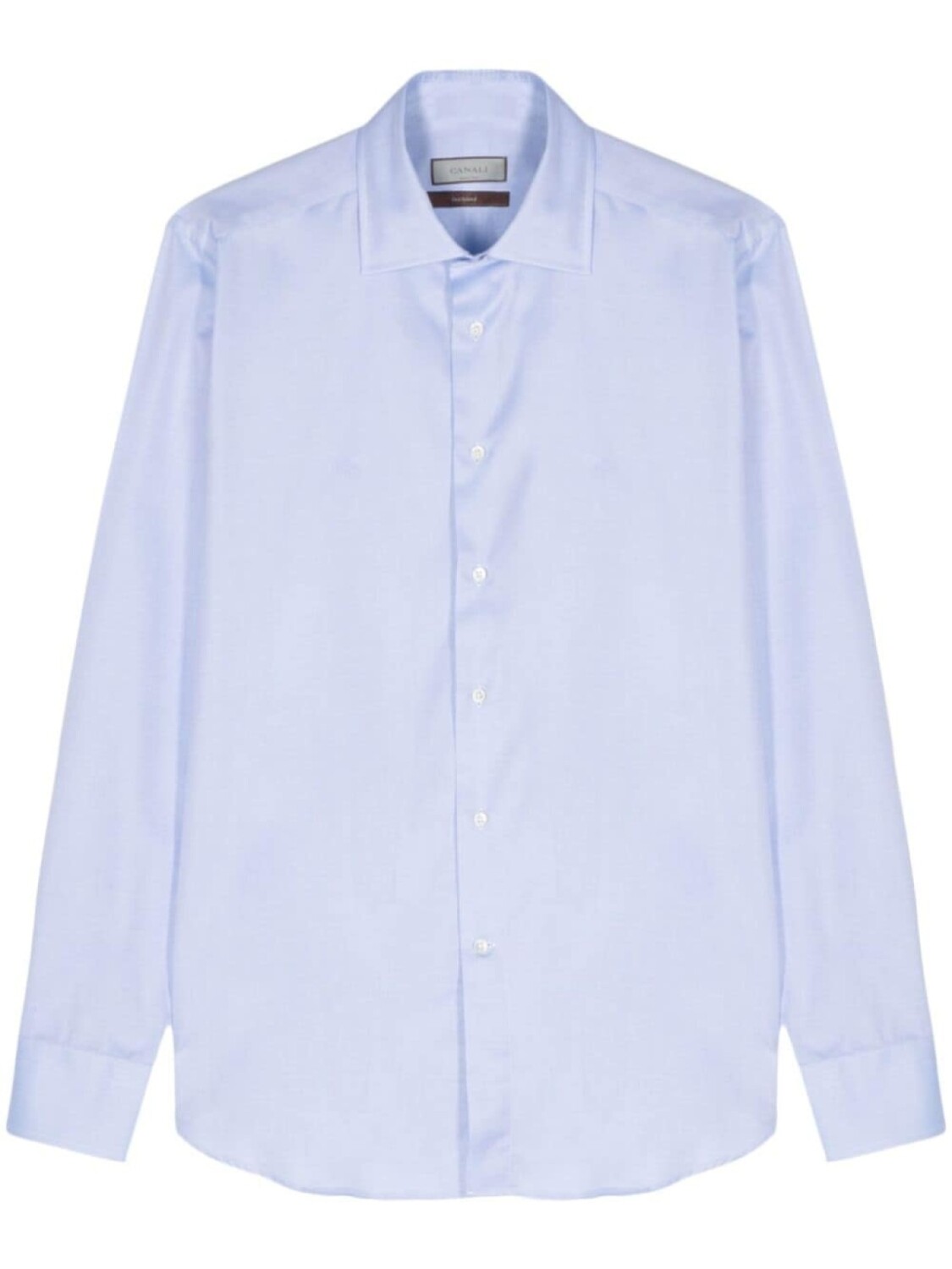 

Canali жаккардовая рубашка с узором, синий