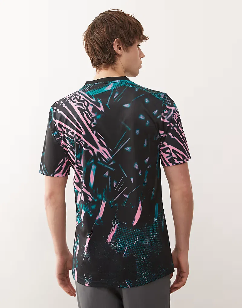 Предматчевая футболка Adidas Performance Football Liverpool 25/26, черно-розовый — фото 3