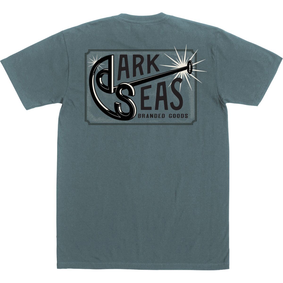 

Футболка с принтом branding iron Dark Seas, синий