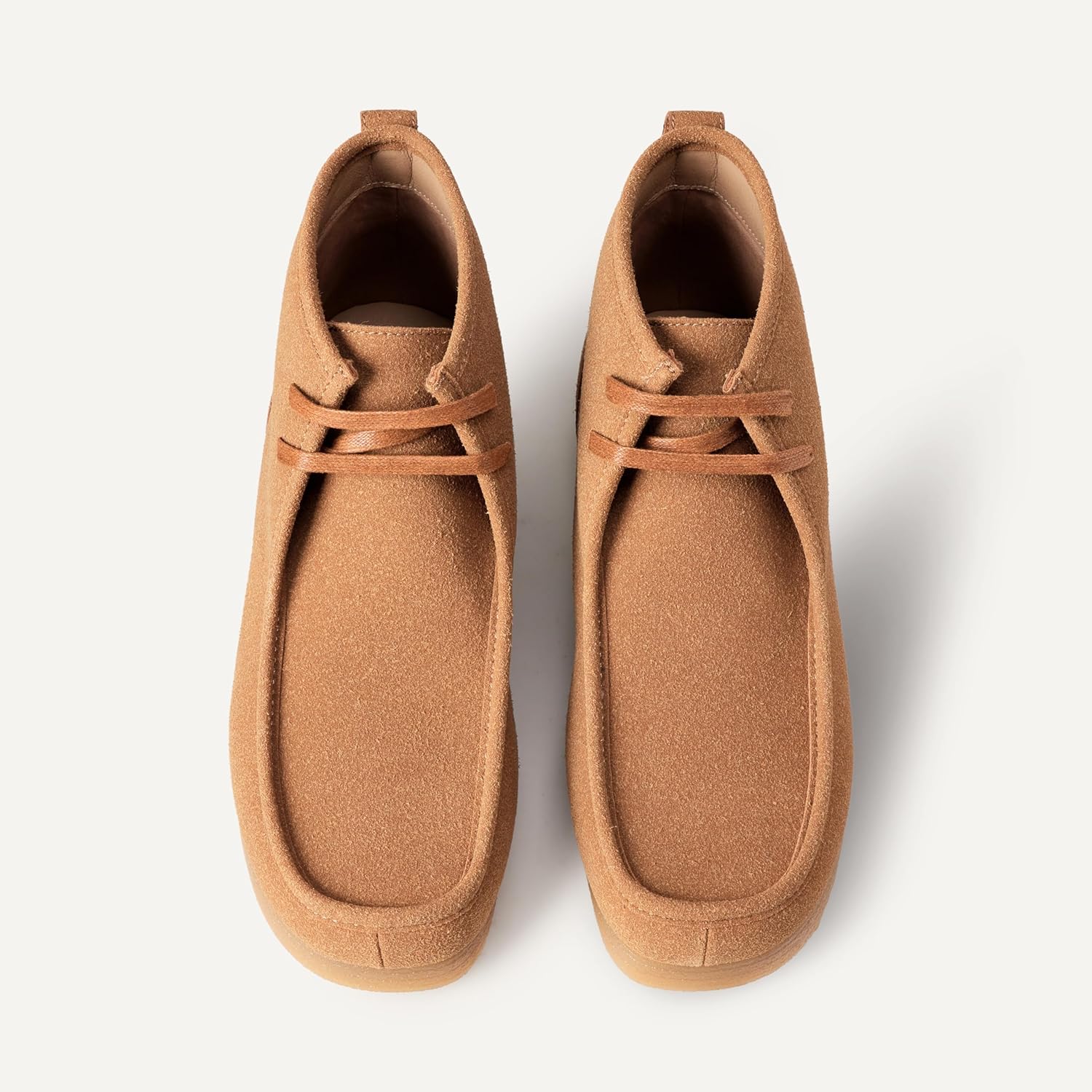 Мужские ботинки Amazon Essentials Chukka с носком-мокасином, бежевый — фото 4