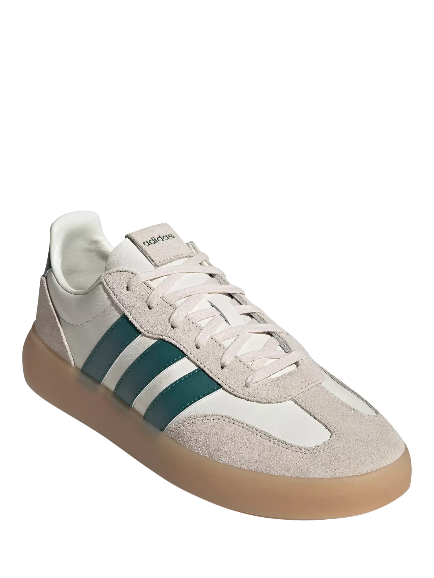 Кроссовки Barreda на шнуровке, бело-зеленые adidas — фото 2
