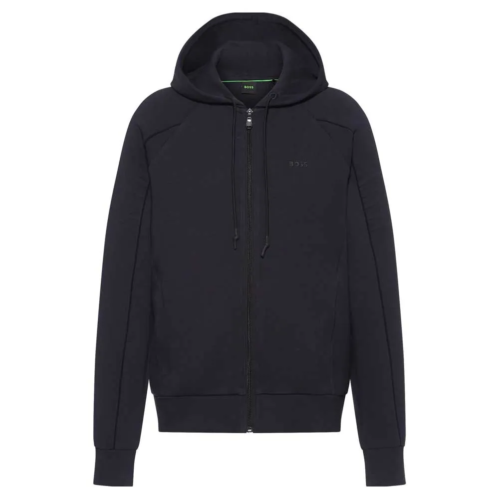 

Толстовка BOSS Saggy 1 10256713 full zip, черный